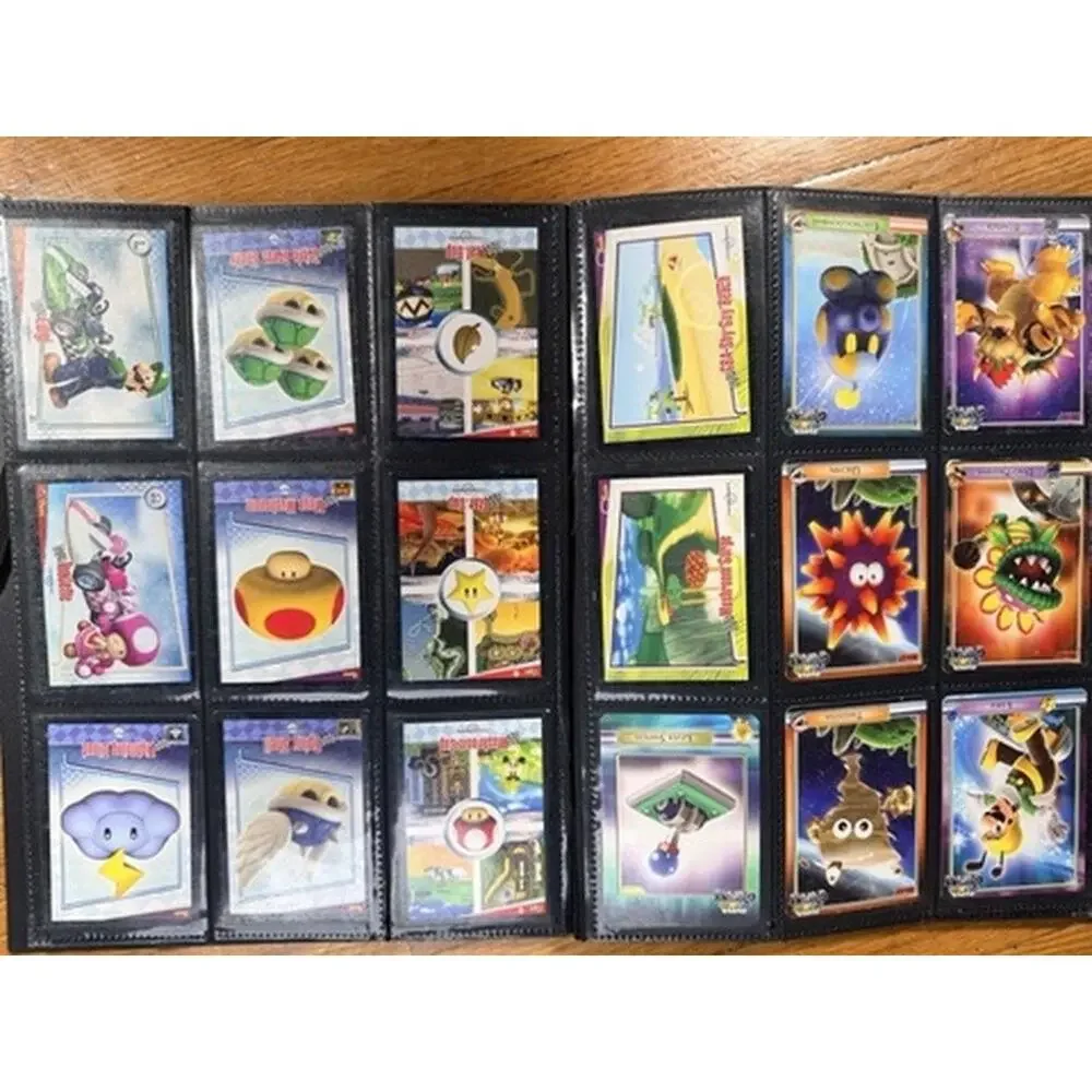 Large Skylanders Super Mario Nintendo Trading Card Collection Binder 100+ Cards